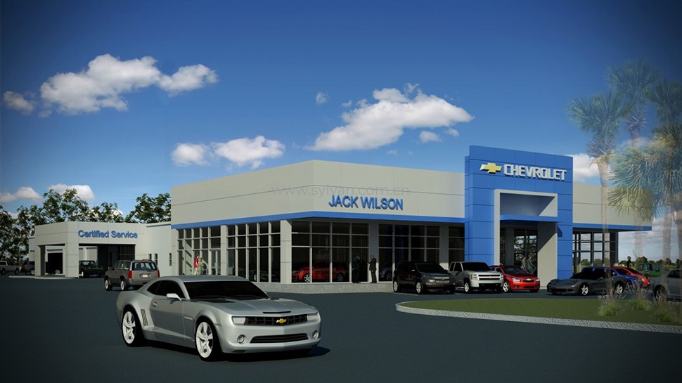 Auto Shop Design Jack Wilson Chevrolet 4S Shop JoyDesign