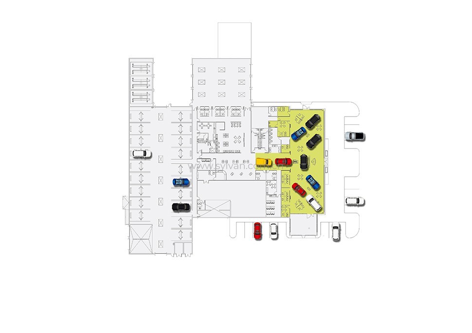 4S shop design project - Construction Drawing - JoyDesign