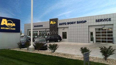 Auto Body and Paint Shop Design Project - Building Exterior - JoyDesign