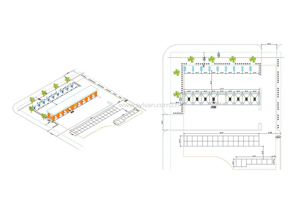 汽修厂车间设计图纸-加纳洗车站-卓一设计