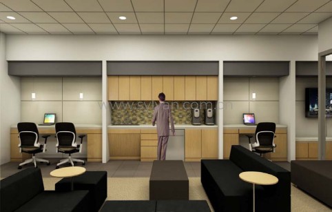 4S shop design project - Reception Area - JoyDesign