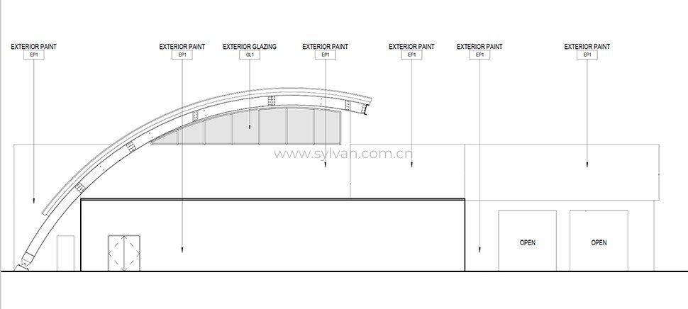 4S shop design project - Construction Drawing - JoyDesign