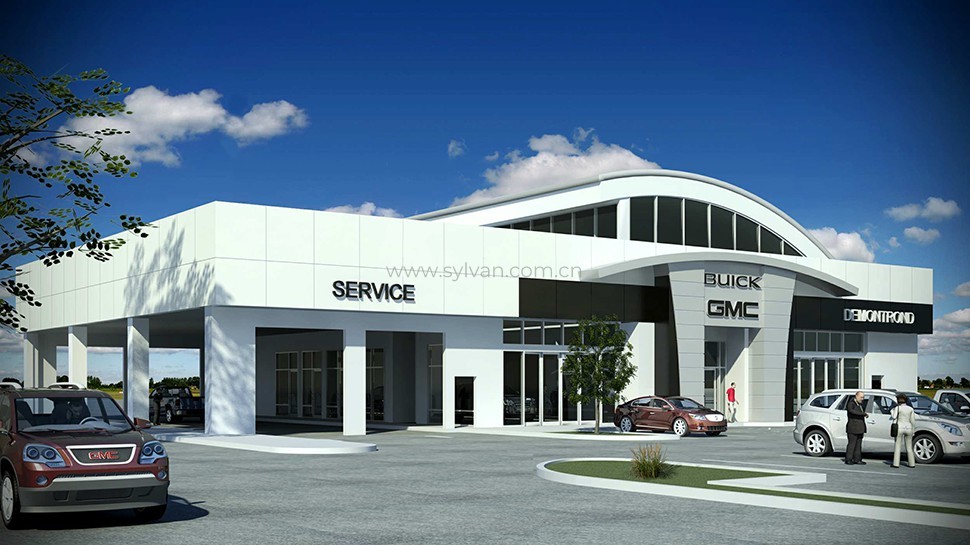 4S shop design project - Building Exterior - JoyDesign