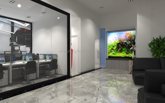 General Automotive Repair Shop Design Project - Reception Area - JoyDesign