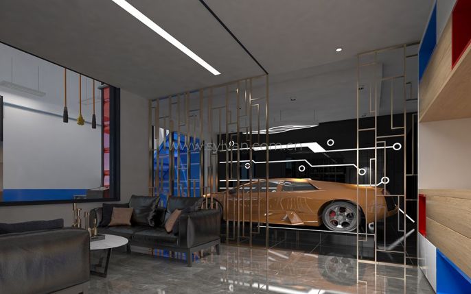 Auto Body and Paint Shop Design Project - Workshop Area - JoyDesign