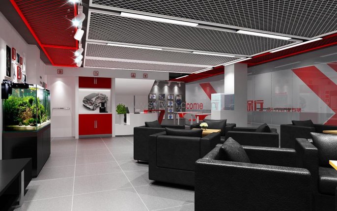 General Automotive Repair Shop Design Project - Reception Area - JoyDesign