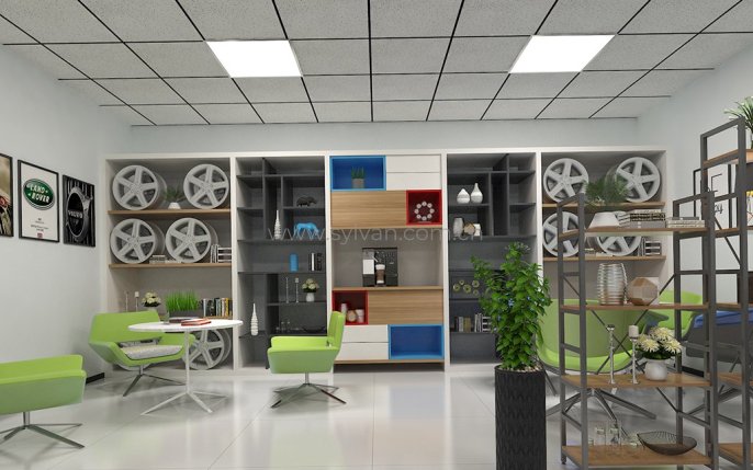 General Automotive Repair Shop Design Project - Reception Area - JoyDesign