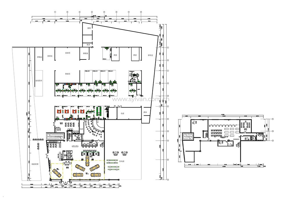 automotive repair shop floor plans