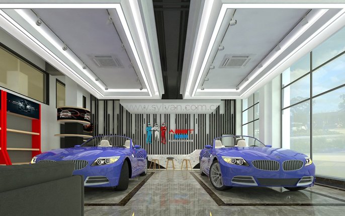 General Automotive Repair Shop Design Project - Reception Area - JoyDesign