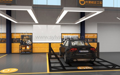 General Automotive Repair Shop Design Project - Workshop Area - JoyDesign