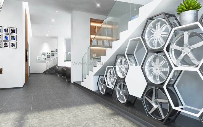 General Automotive Repair Shop Design Case - Reception Area - JoyDesign