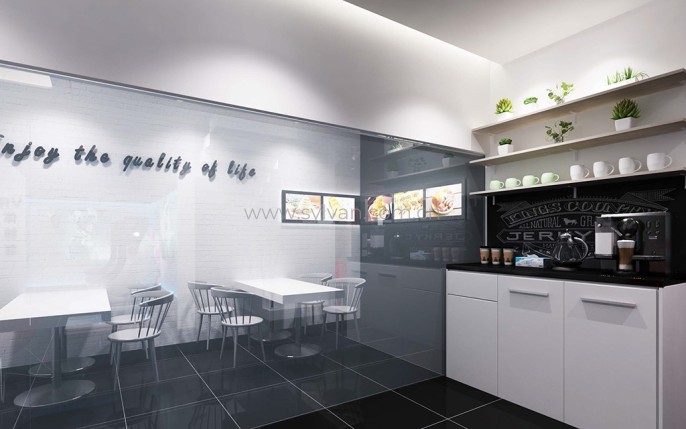 Automotive Quick Repair Service Design Project - Reception Area - JoyDesign