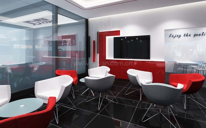 Automotive Quick Repair Service Design Project - Reception Area - JoyDesign