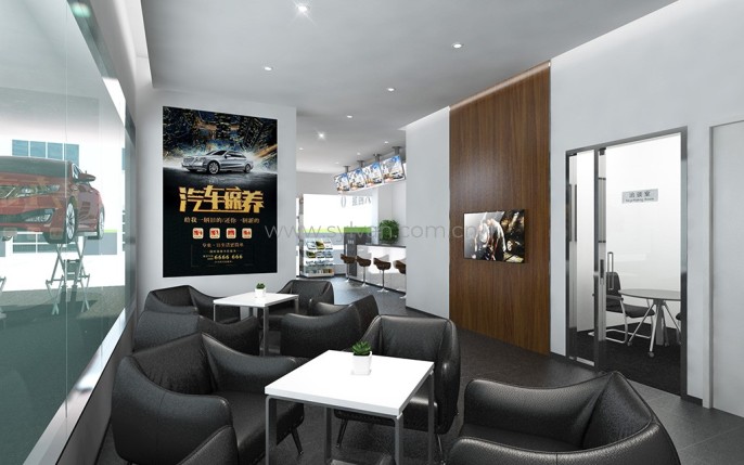 General Automotive Repair Shop Design Case - Reception Area - JoyDesign