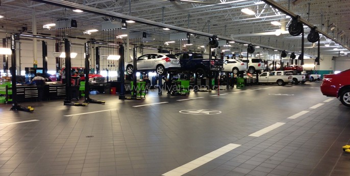 国外汽车修理厂装修效果图案例-罗马尼亚 | 卓一设计 | 专注汽修厂