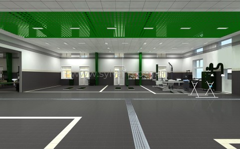 General Automotive Repair Shop Design Project - Workshop Area - JoyDesign