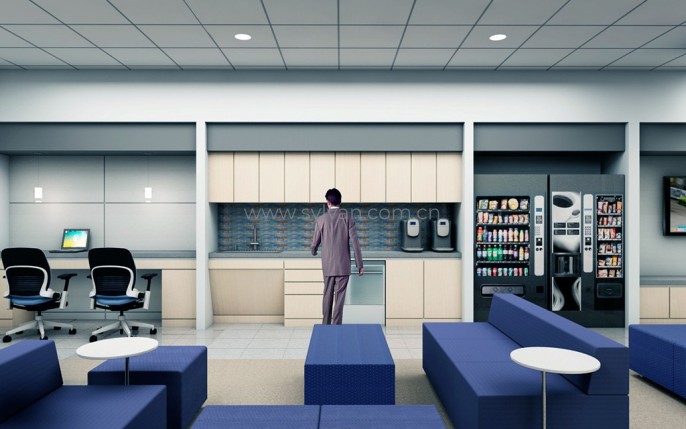 4S shop design project - Reception Area - JoyDesign