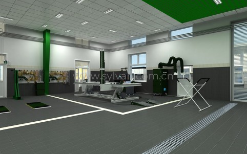 General Automotive Repair Shop Design Project - Workshop Area - JoyDesign