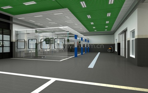 General Automotive Repair Shop Design Project - Workshop Area - JoyDesign