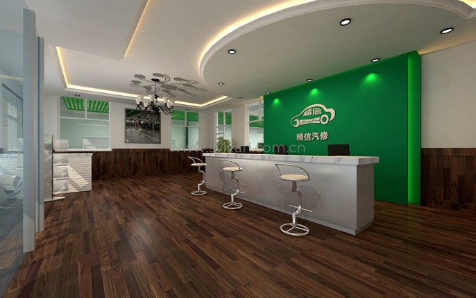 General Automotive Repair Shop Design Project - Reception Area - JoyDesign