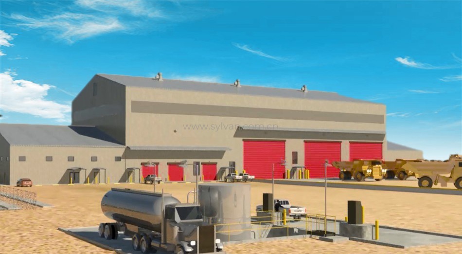 Commercial Vehicle Service Center Design Project - Building Exterior - JoyDesign