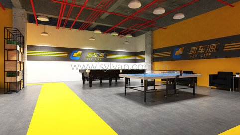 内蒙古汽修厂接待区装修效果图-丽车源