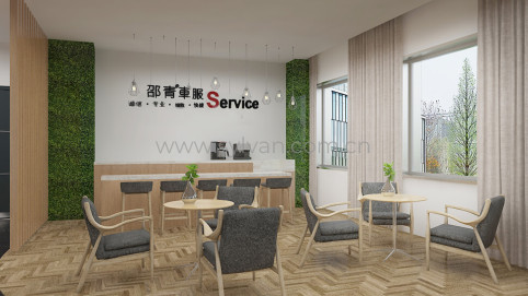 北京奥迪专修接待装修设计效果