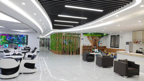 湖北汽修连锁店接待装修设计效果-装修完成图